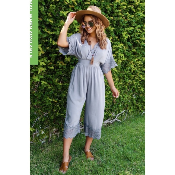 Hope's Pants - Blue jumpsuit